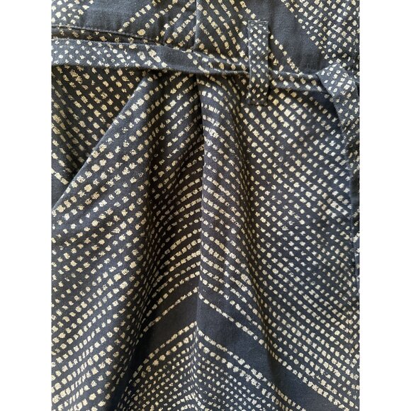 💖Gap Women's Blue & White Patterned Mini Skirt Size 0 Cotton Blend Stylish - Picture 3 of 5